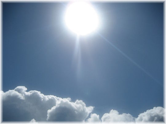 太陽さーん♪