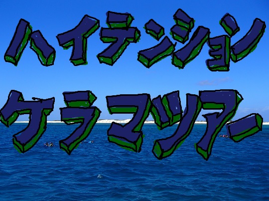 ハイテンション慶良間ツアー！だぞ♪・・・・・・の巻ƪ(•̃͡ε•̃͡)∫ʃ